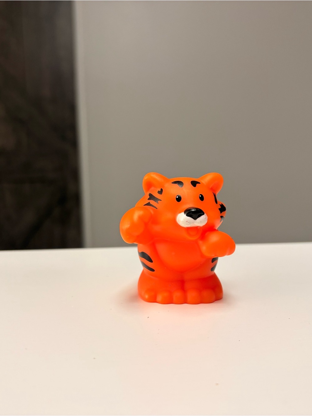 Fisher-Price Little People Tiger Animal Figure Orange Black Stripes 2007